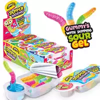 Foto articolo dell\'articolo Dipper Worms Sour Gel Gr.60 Pz.12