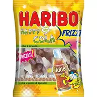 Foto articolo dell\'articolo Haribo Happy Cola Frizzi  Gr.80 Pz.30